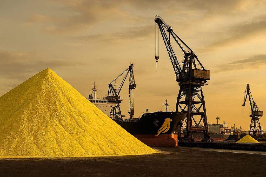 Sulphur logistics and shipping